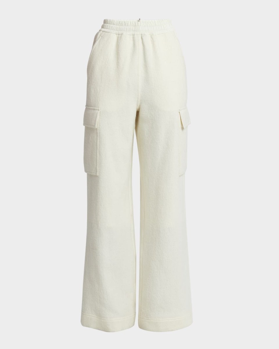 Felted Wool Cargo Trousers